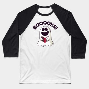 Ghost reading a book Baseball T-Shirt